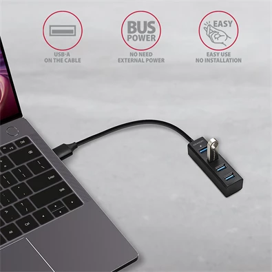 Axagon HUE-M1A 4 portos USB3.0 mini HUB