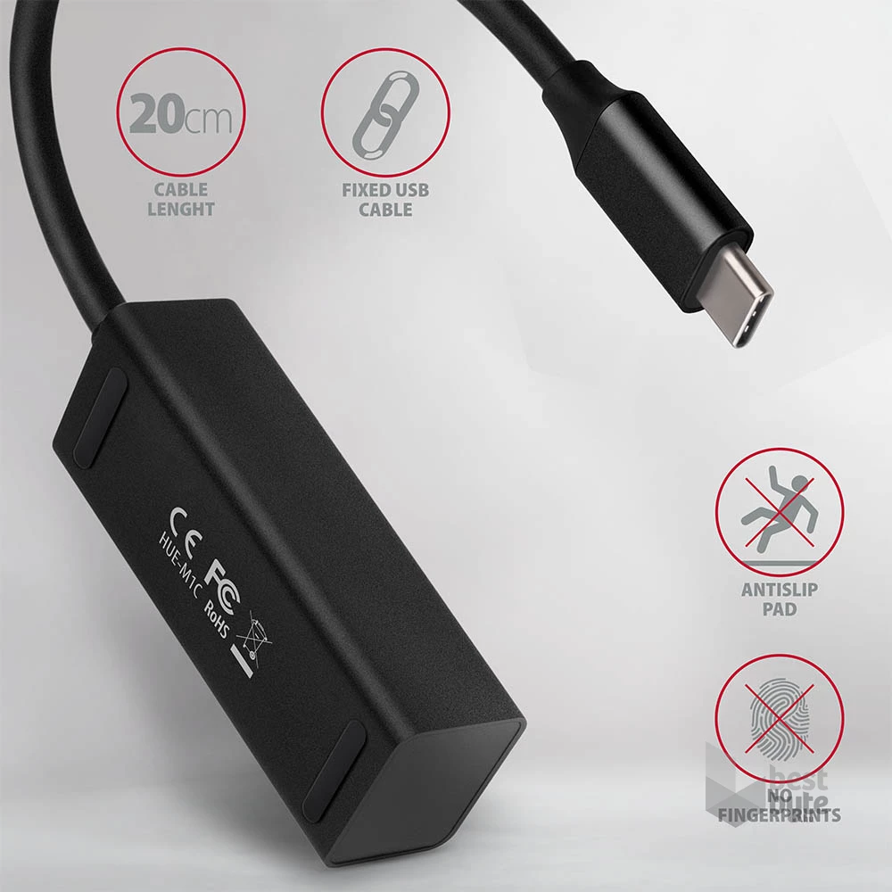 Axagon HUE-M1C 4 portos USB3.0 mini HUB