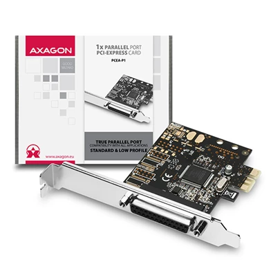 Axagon PCEA-P1 1 db párhuzamos portos 1 sávos PCI-Express kártya