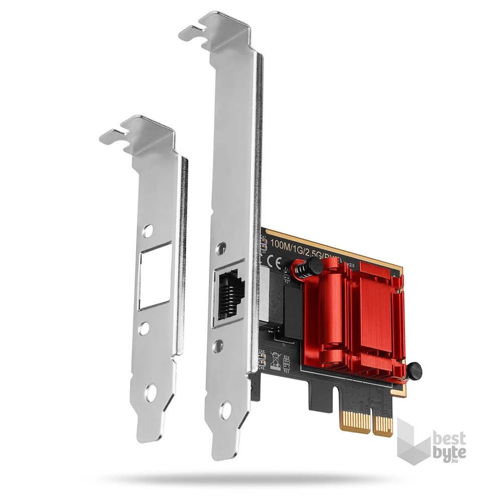 Axagon PCEE-G25 Gigabit Ethernet 1 sávos PCI-Express kártya