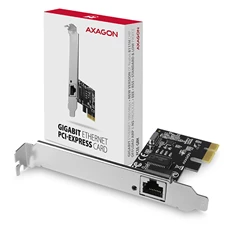 Axagon PCEE-GRH Gigabit Ethernet 1 sávos PCI-Express kártya
