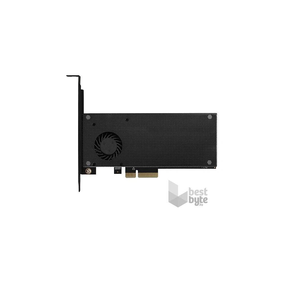 Axagon PCEM2-DC PCI-Express - NVME+NGFF M.2 hűtővel ellátott adapter