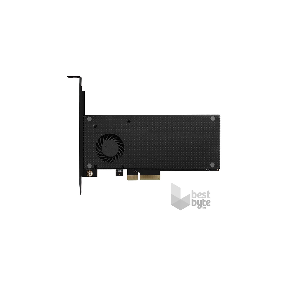 Axagon PCEM2-DC PCI-Express - NVME+NGFF M.2 hűtővel ellátott adapter