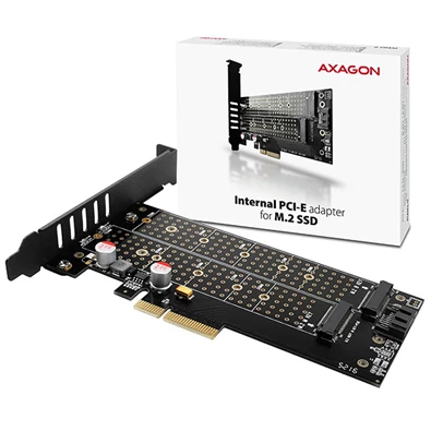 Axagon PCEM2-D PCI-Express - NVME+NGFF M.2 adapter