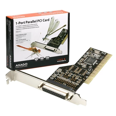 Axagon PCIA-P1 1 db külső párhuzamos portos PCI kártya