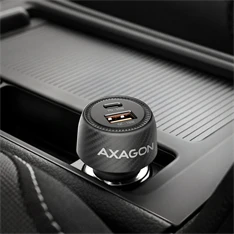 Axagon PWC-PQ48 PD3.0 & QC4+ 2× OUTPUTS 48W két kimenettel (USB-A + USB-C) autós töltő