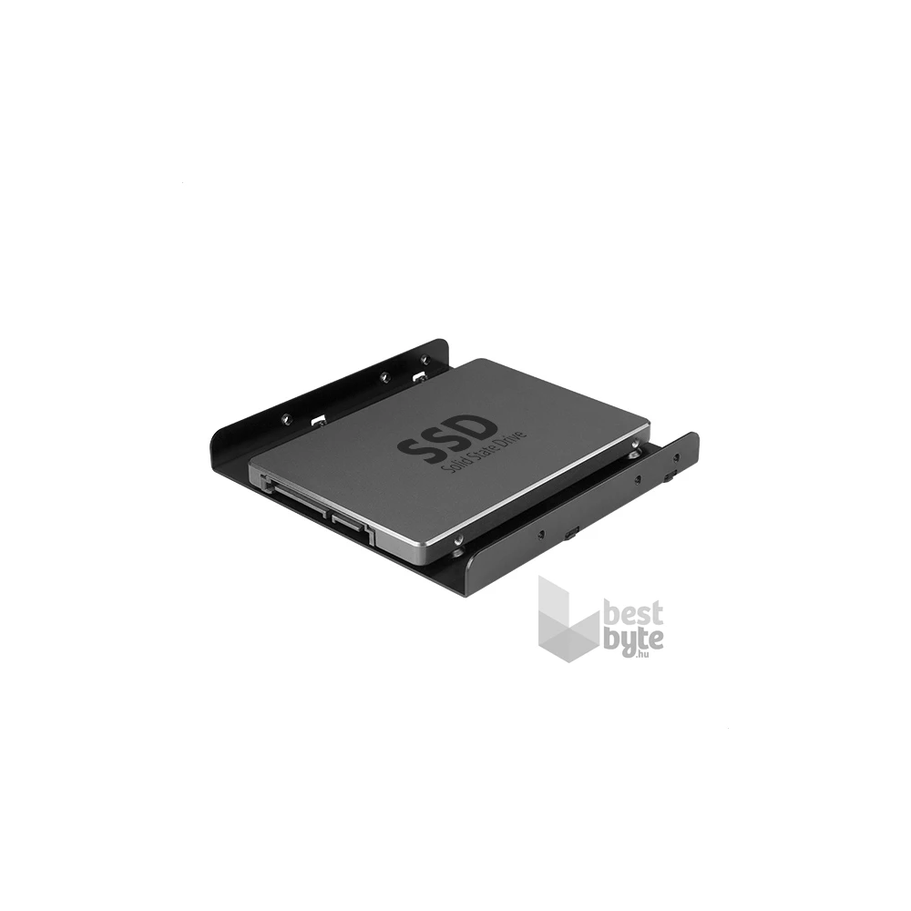 Axagon RHD-125 3,5"-ről 2,5"-re fekete SSD / HDD beépítő keret