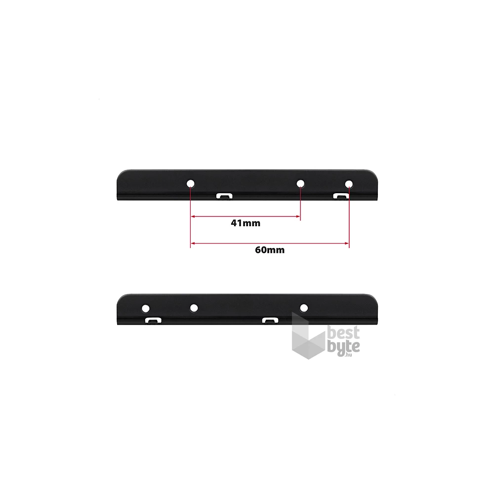 Axagon RHD-125 3,5"-ről 2,5"-re fekete SSD / HDD beépítő keret
