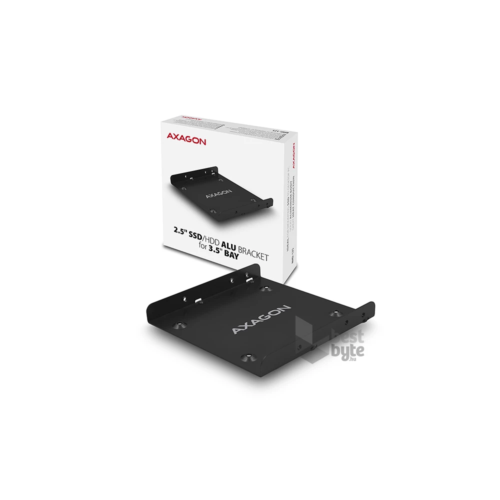 Axagon RHD-125 3,5"-ről 2,5"-re fekete SSD / HDD beépítő keret