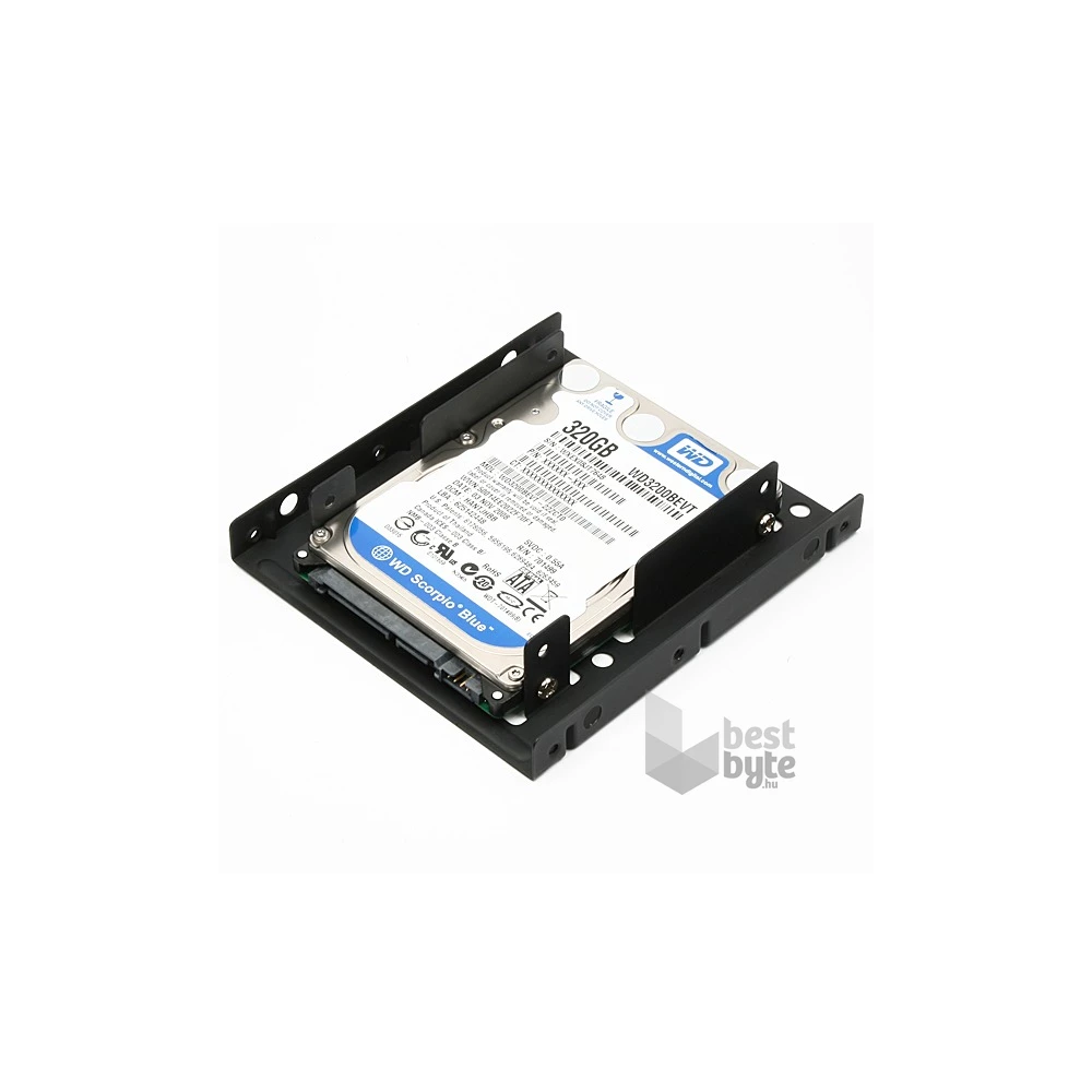 Axagon RHD-225 3,5"-ről 2,5"-re fekete SSD / HDD beépítő keret