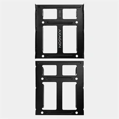 Axagon RHD-225 3,5"-ről 2,5"-re fekete SSD / HDD beépítő keret