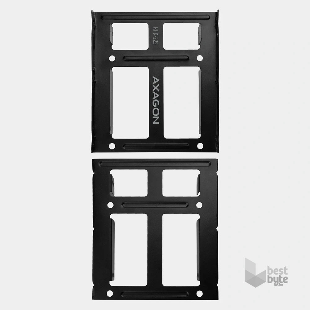 Axagon RHD-225 3,5"-ről 2,5"-re fekete SSD / HDD beépítő keret