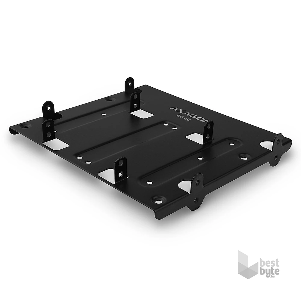 Axagon RHD-435 5,25"-ről 4 db 2,5" vagy 1 db 3.5" és 2 db 2.5" SSD / HDD beépítő keret