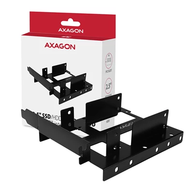 Axagon RHD-P35  1x3,5" és 2x2,5" fekete SSD / HDD beépítő keret PCI slotba