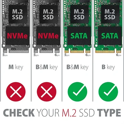 Axagon RSS-M2SD 2,5" SATA M.2 adapter