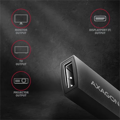 Axagon RVC-DP USB-C - Displayport adapter