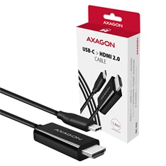 Axagon RVC-HI2C USB-C - HDMI 2.0 kábel