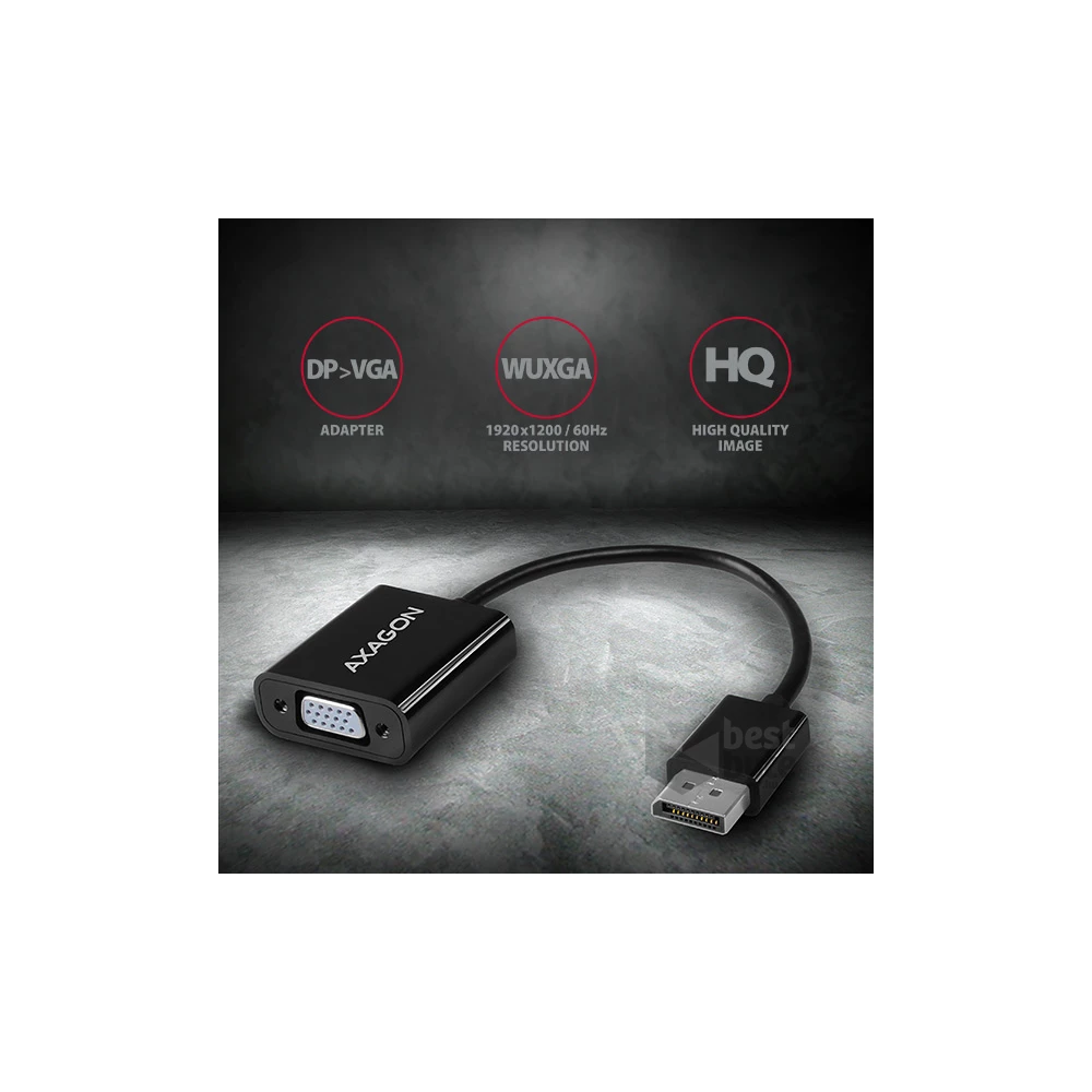 Axagon RVD-VGN Displayport - VGA adapter
