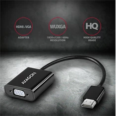 Axagon RVH-VGAN HDMI - VGA + audio out adapter