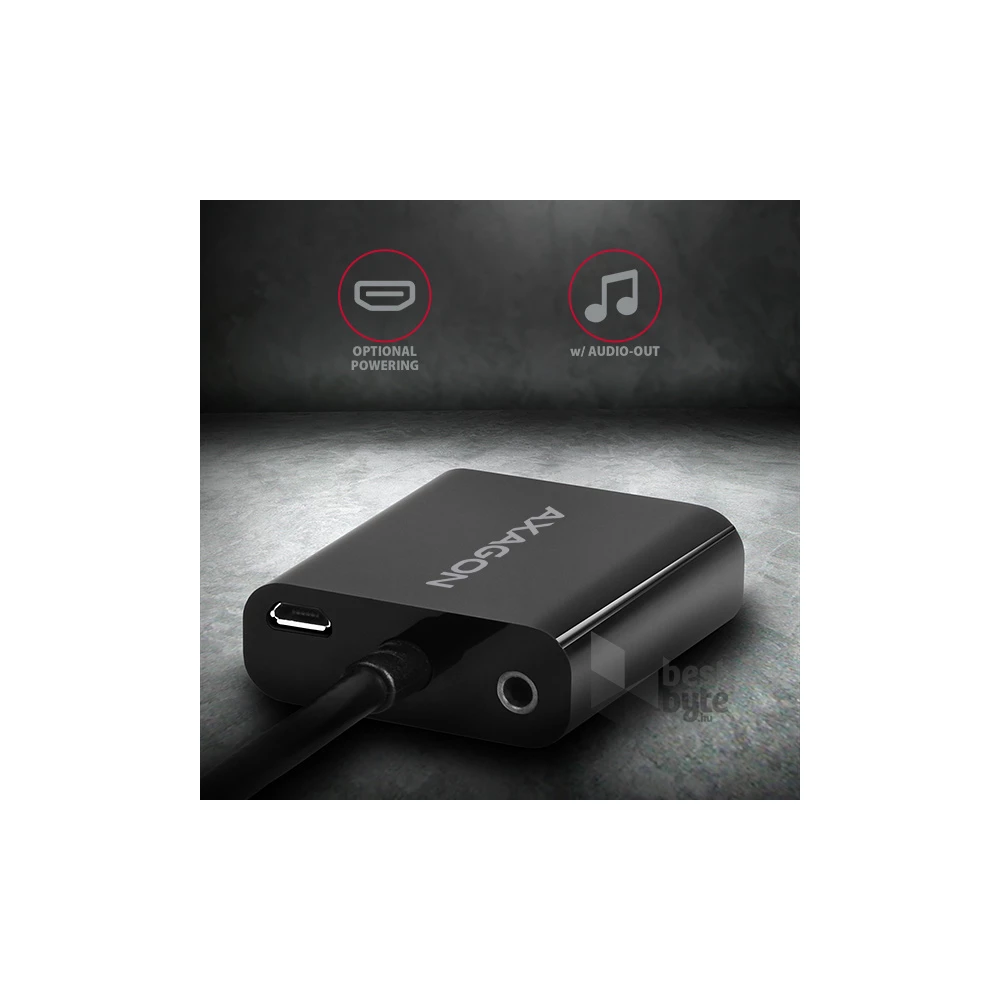 Axagon RVH-VGAN HDMI - VGA + audio out adapter