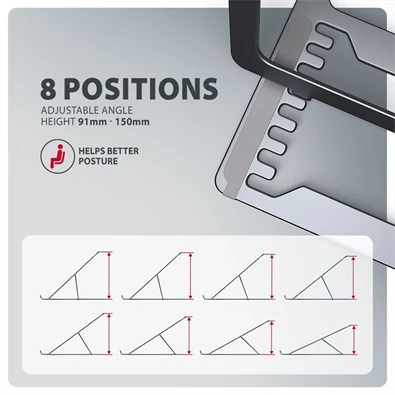 Axagon STND-LAG állvány laptopokhoz és táblagépekhez