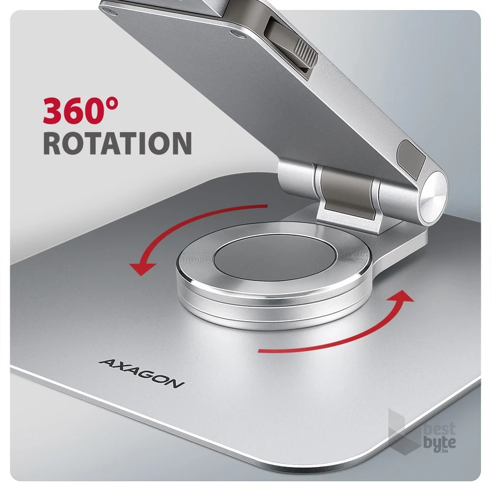 Axagon STND-LR ALU HQ 10"-17,3" laptop állvány