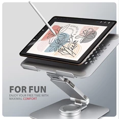 Axagon STND-LR ALU HQ 10"-17,3" laptop állvány
