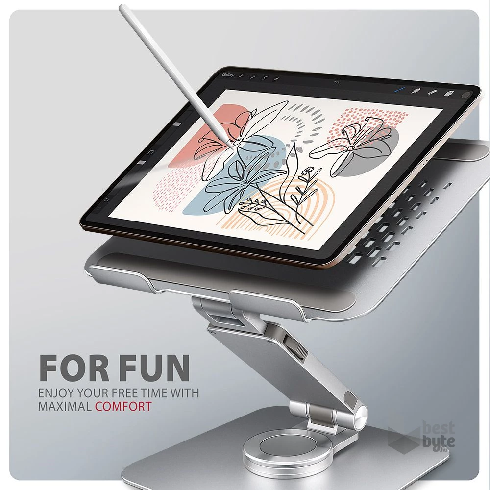 Axagon STND-LR ALU HQ 10"-17,3" laptop állvány