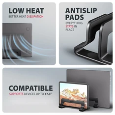 Axagon STND-VB függőleges állvány laptopokhoz és táblagépekhez