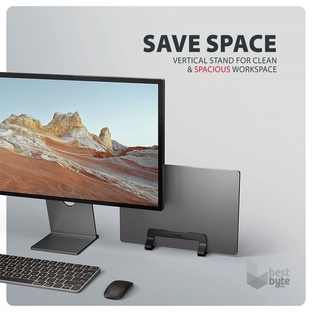 Axagon STND-VB függőleges állvány laptopokhoz és táblagépekhez