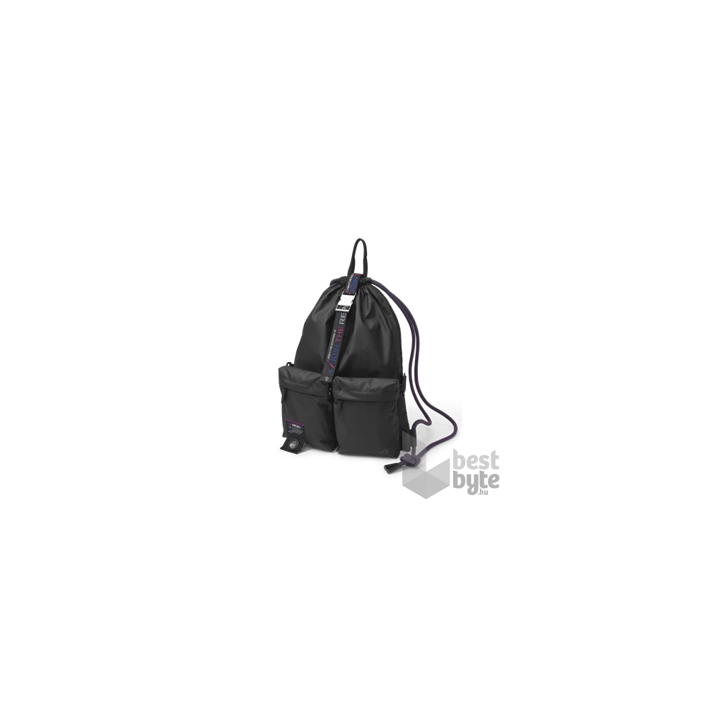 BAG ASUS ROG SLASH Multi-use 6in1 Drawstring Bag - Hátizsák - Fekete