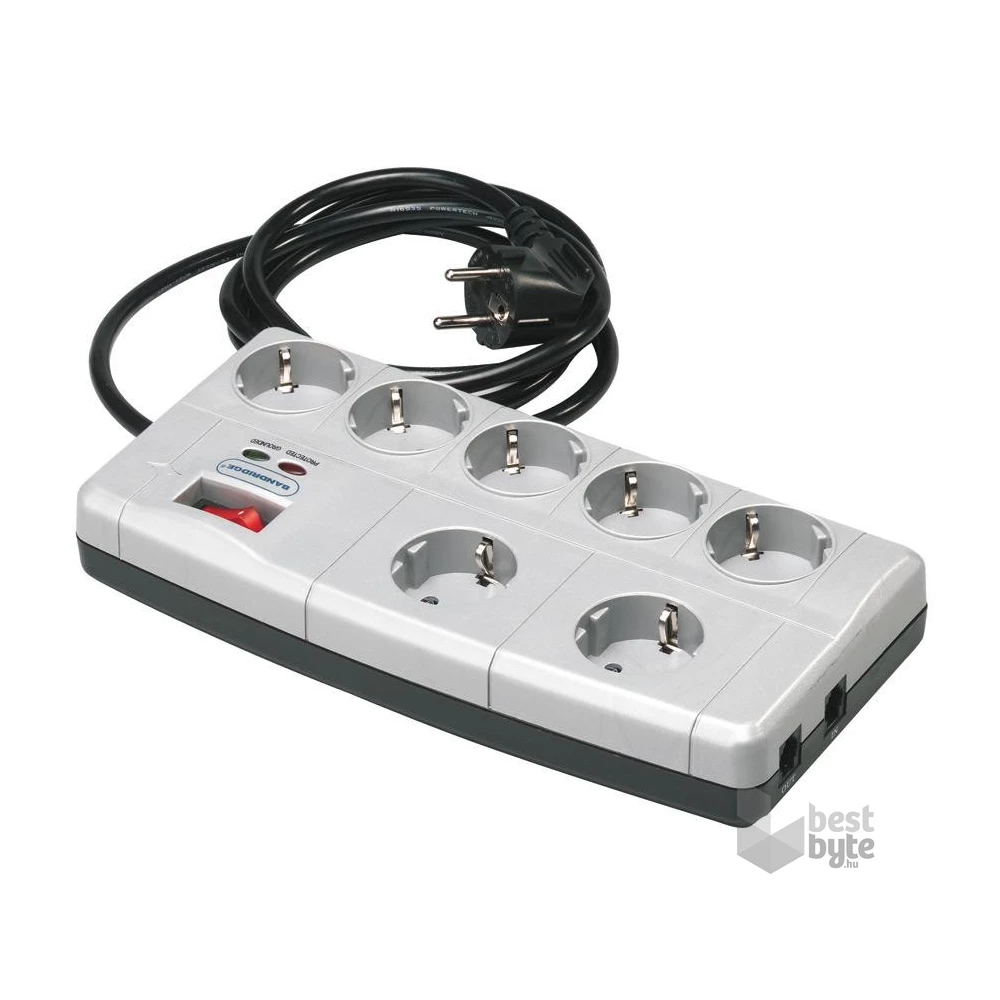 Bandridge BE5017EC - 7 utas elosztó,túlfesz. védő