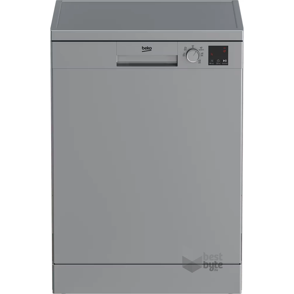 Beko DVN-05320 S ezüst, programok száma: 5, szabadonálló, 13 terítékes mosogatógép 