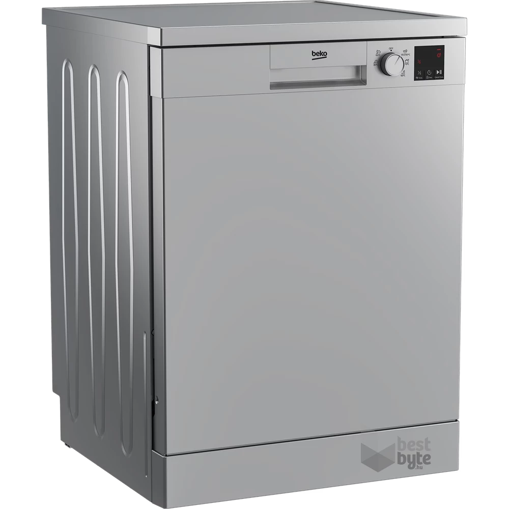 Beko DVN-05320 S ezüst, programok száma: 5, szabadonálló, 13 terítékes mosogatógép 