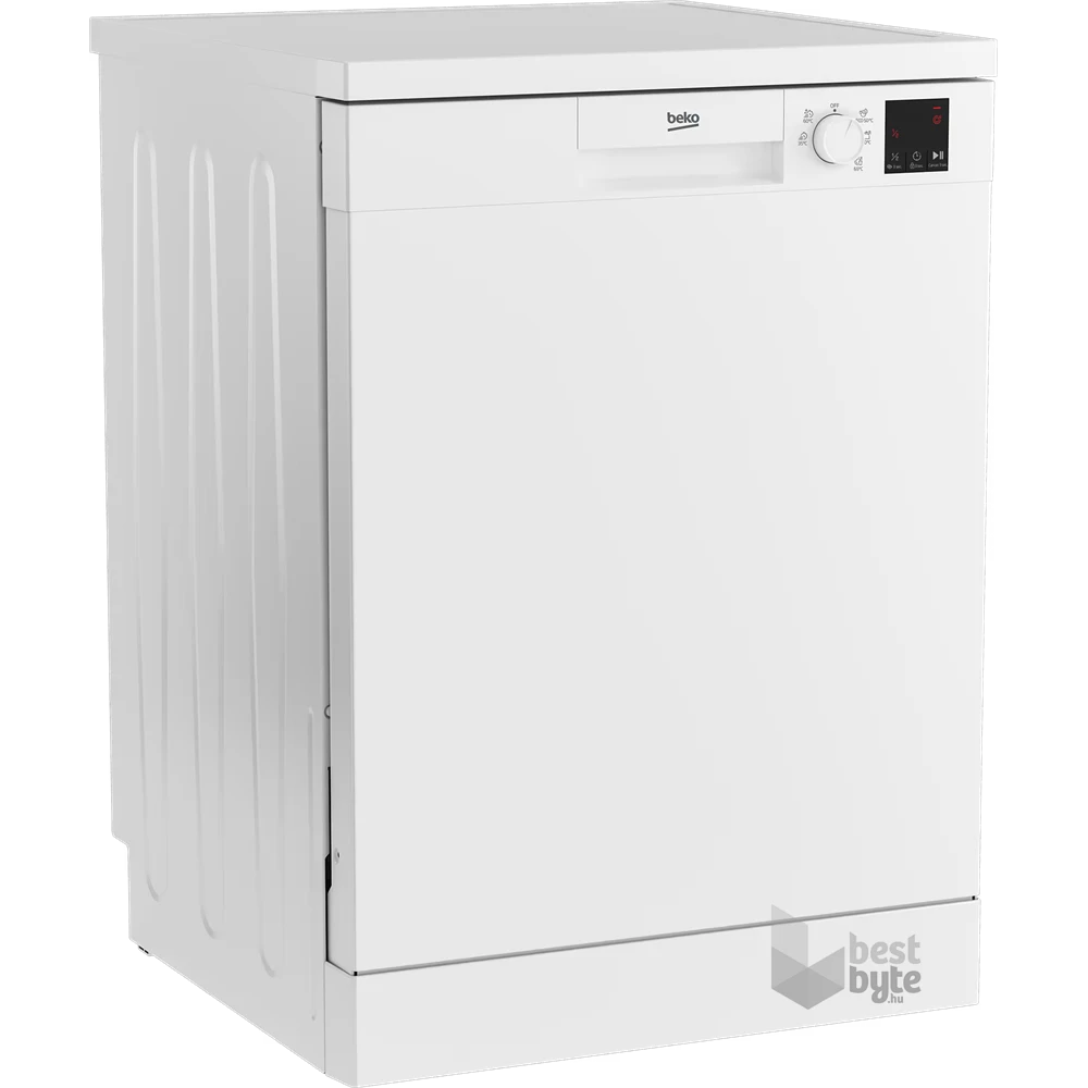 Beko DVN05320W fehér, programok száma: 5, szabadonálló, 13 terítékes mosogatógép 