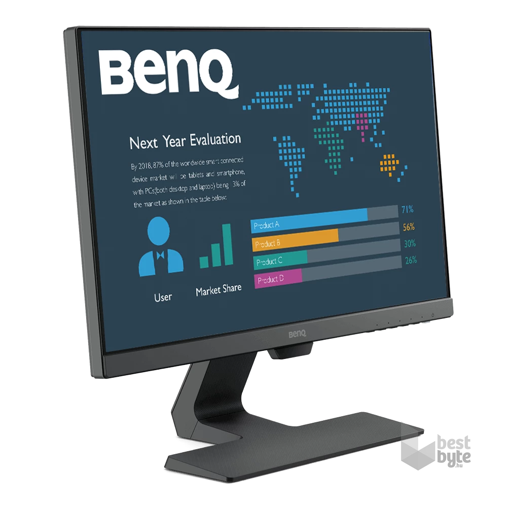 BENQ 21,5" BL2283 FHD IPS HDMI/VGA fekete LED monitor