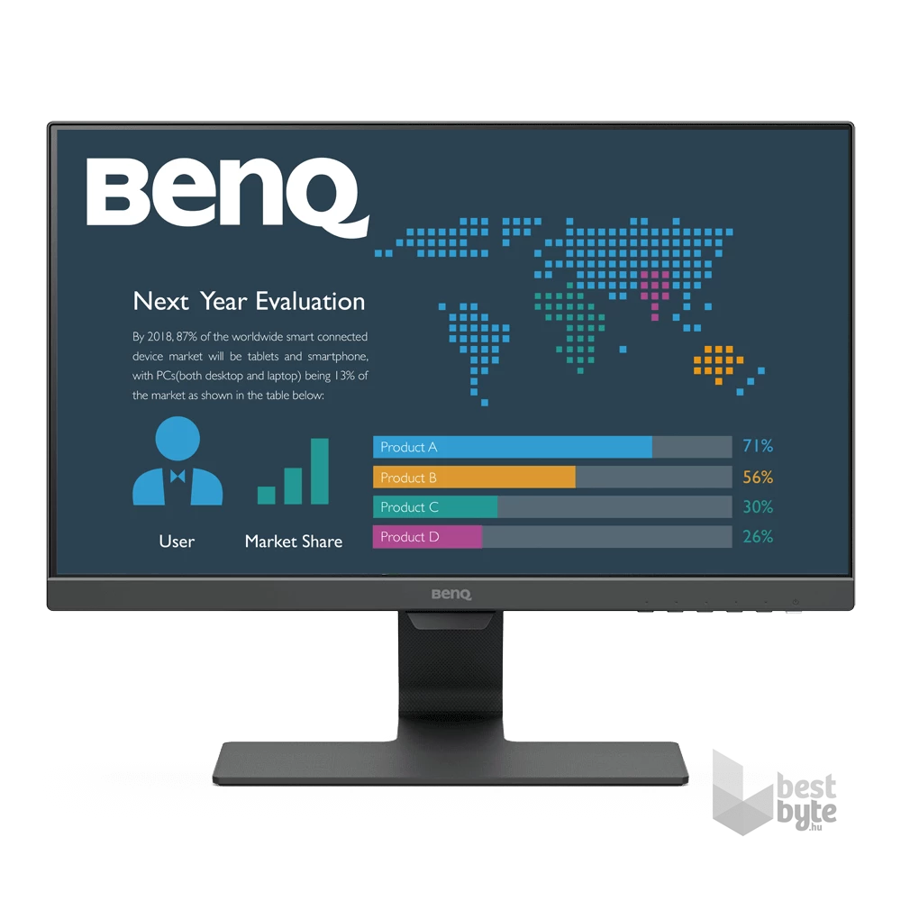 BENQ 21,5" BL2283 FHD IPS HDMI/VGA fekete LED monitor