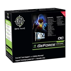 BFG Tech GeForce GTS 250 OC nVidia GTS250 1GB PCIe videokártya