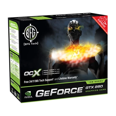 BFG Tech GeForce GTX 280 OCX 1024MB PCI-e videokártya