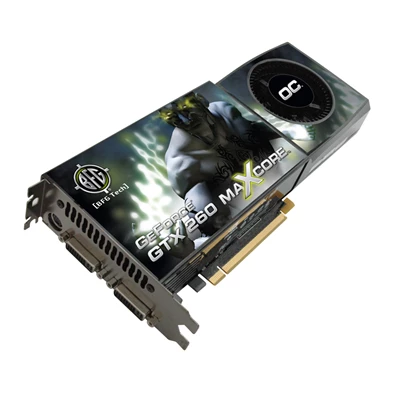 BFG Tech GeForce GTX 260 OC MaxCore nVidia GTX260 896MB PCIe videokártya