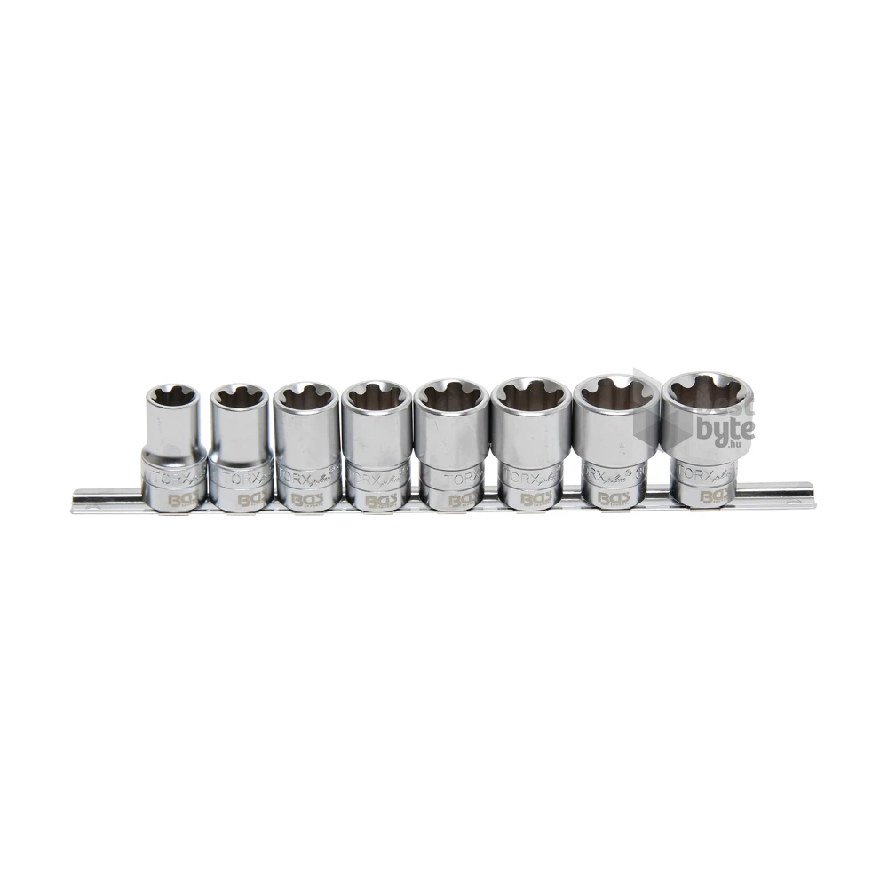 BGS technic 1/2" 18 - 32 EP Torx Plus 8 darabos dugókulcs készlet