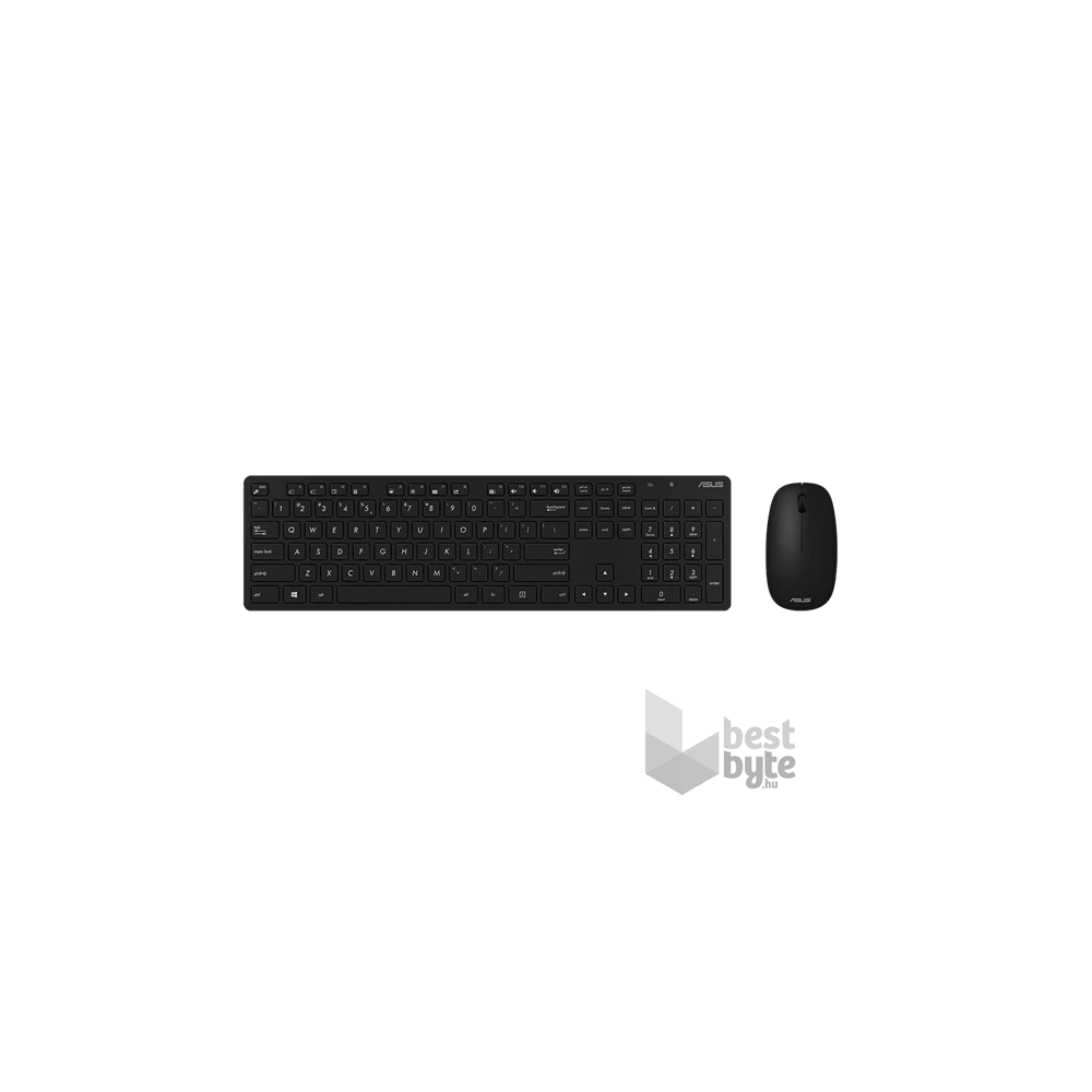 ASUS Desktop W5000 HUN fekete vezeték nélküli billentyűzet és egér