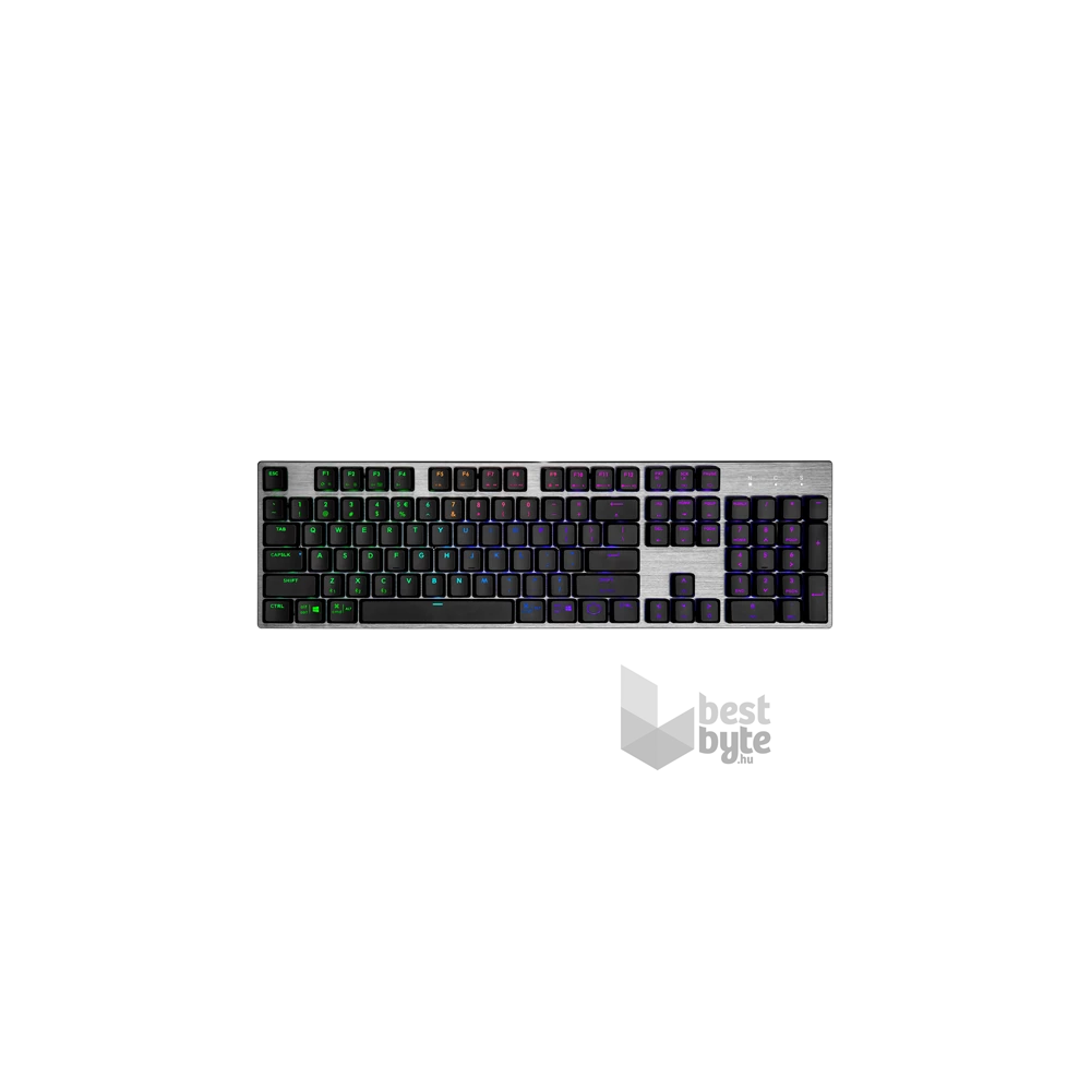 Cooler Master SK653 HUN fekete mechanikus (TTC Low Red switch) gamer billentyűzet
