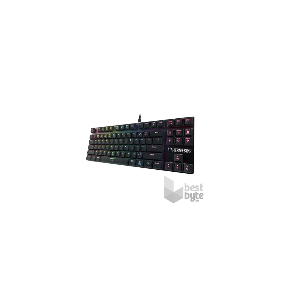 Gamdias HERMES M3 Mechanikus gamer billentyűzet barna switch - HU