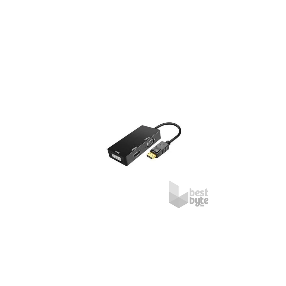 BLACKBIRD Displayport - VGA, HDMI, DVI 3in1 dokkoló