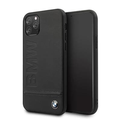 BMW Logo Imprint iPhone 11 Pro fekete keménytok