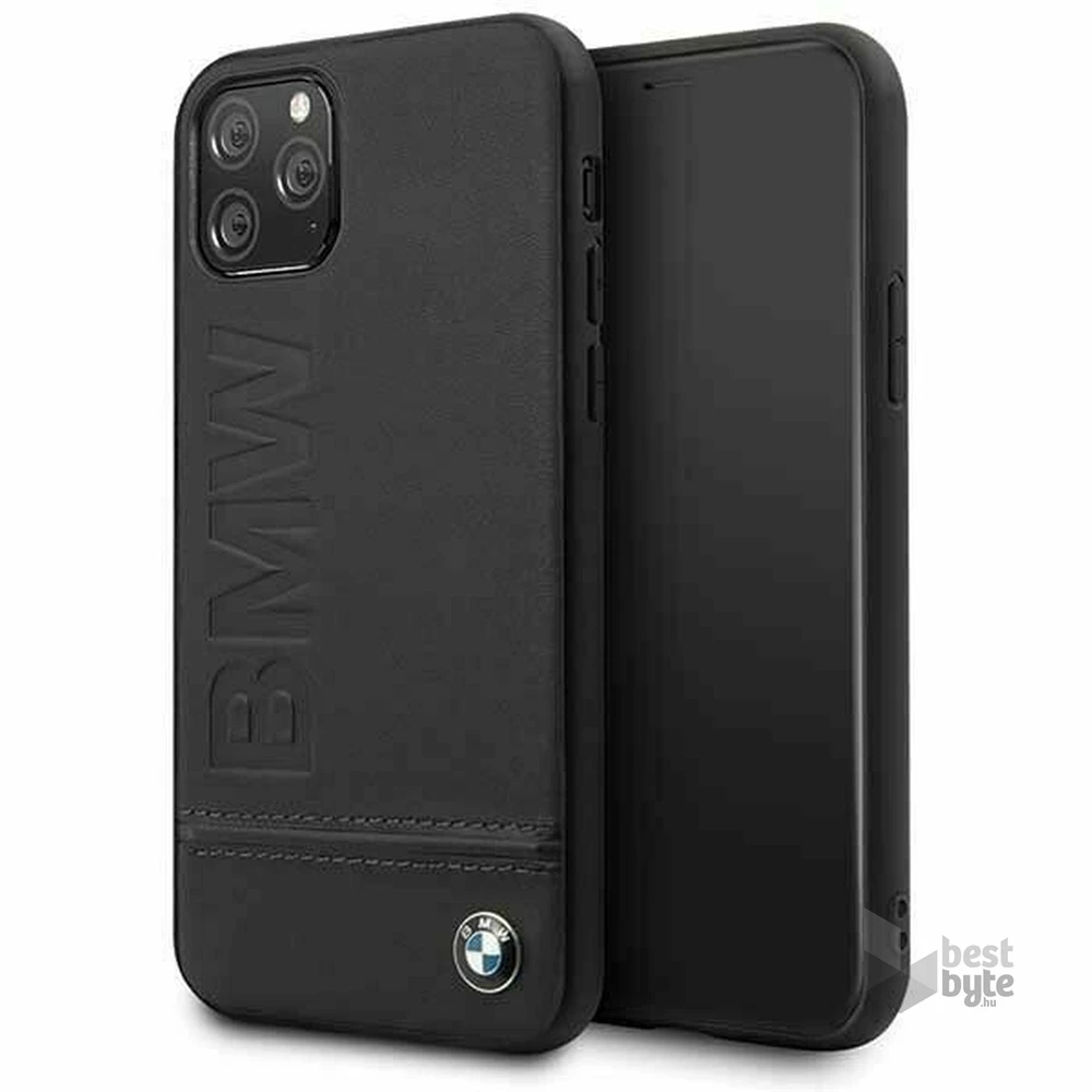 BMW Logo Imprint iPhone 11 Pro fekete keménytok