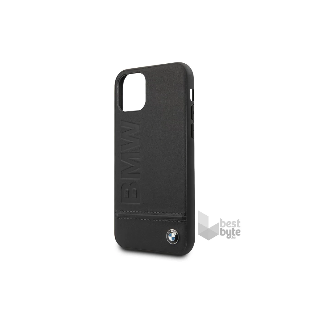 BMW Logo Imprint iPhone 11 Pro fekete keménytok