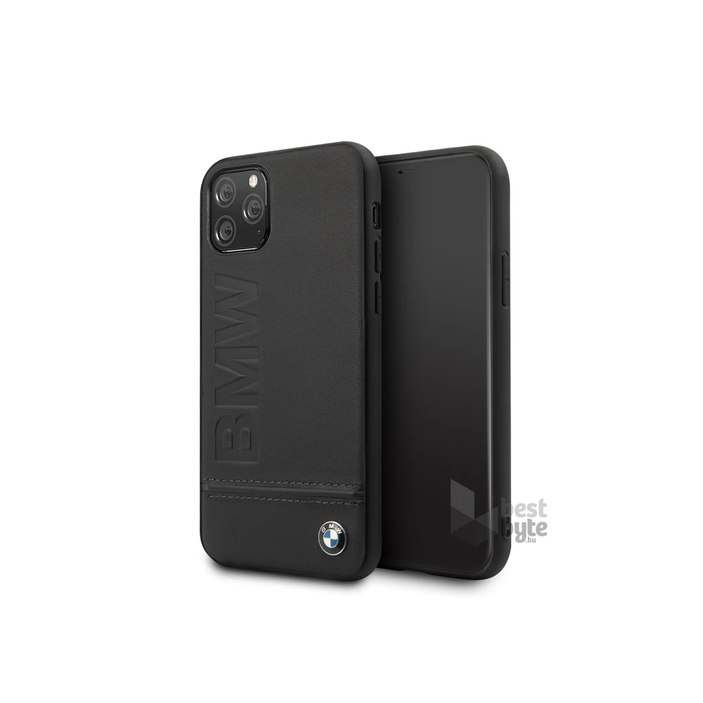 BMW Logo Imprint iPhone 11 Pro fekete keménytok