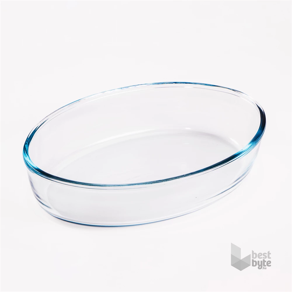 BORCAM ovális hőálló üvegedény 1.550ml, 263*182*60mm 
